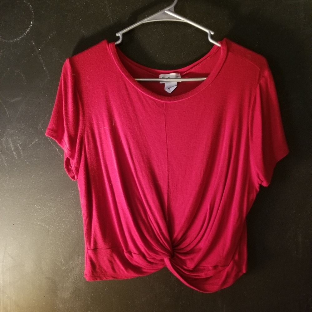 Gage - Red Crop Top